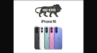 இந்தியாவில் தயாரிக்கப்பட்ட ஆப்பிள் ஐபோன் 16 ஸ்மார்போன்கள்! 